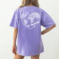 ESL Teacher ESOL Student Cute Heart Shape English Teacher Women's Comfort Colors T-Shirt Back Print Violet ESL Teacher ESOL Student Cute Heart Shape English Teacher Women's Comfort Colors T-Shirt Back Print Violet