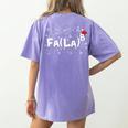 FA LA8 Christmas Santa Fa La Math Teacher Mathematic Women's Comfort Colors T-Shirt Back Print Violet FA LA8 Christmas Santa Fa La Math Teacher Mathematic Women's Comfort Colors T-Shirt Back Print Violet