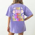 Faboolous COMPUTER TEACHER Costume This Is My Spooky Mom Dad Women's Comfort Colors T-Shirt Back Print Violet Faboolous COMPUTER TEACHER Costume This Is My Spooky Mom Dad Women's Comfort Colors T-Shirt Back Print Violet