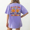 Fall In Love With Learning Teacher Student Autumn Pumpkin Women's Comfort Colors T-Shirt Back Print Violet Fall In Love With Learning Teacher Student Autumn Pumpkin Women's Comfort Colors T-Shirt Back Print Violet