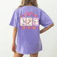 Are You Fall-O-Ween Directions Halloween Teacher Ghost Women's Comfort Colors T-Shirt Back Print Violet Are You Fall-O-Ween Directions Halloween Teacher Ghost Women's Comfort Colors T-Shirt Back Print Violet