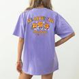 All About Fall Prevention Therapy SPED Teacher Thanksgiving Women's Comfort Colors T-Shirt Back Print Violet
