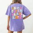 In My Fifth Grade Era 5th Grade Era Teacher Back To School Women's Comfort Colors T-Shirt Back Print Violet