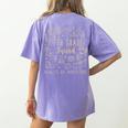Fifth Grade Squad Adventure Camping 5th Grade Teacher Kids Women's Comfort Colors T-Shirt Back Print Violet Fifth Grade Squad Adventure Camping 5th Grade Teacher Kids Women's Comfort Colors T-Shirt Back Print Violet