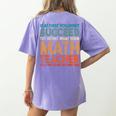 If At First You Don't Succeed Try Doing Math Teacher Women's Comfort Colors T-Shirt Back Print Violet If At First You Don't Succeed Try Doing Math Teacher Women's Comfort Colors T-Shirt Back Print Violet