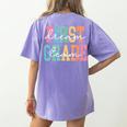 First Grade Dream Team Back To School 1st Grade Teacher Women's Comfort Colors T-Shirt Back Print Violet First Grade Dream Team Back To School 1st Grade Teacher Women's Comfort Colors T-Shirt Back Print Violet