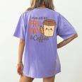 Friyay Teacher Coffee Friday School Cute Fri Yay Women's Comfort Colors T-Shirt Back Print Violet Friyay Teacher Coffee Friday School Cute Fri Yay Women's Comfort Colors T-Shirt Back Print Violet