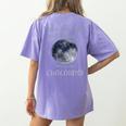 Full Moon Teacher Humor For Men Women Girls Kids Women's Comfort Colors T-Shirt Back Print Violet Full Moon Teacher Humor For Men Women Girls Kids Women's Comfort Colors T-Shirt Back Print Violet