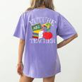 Future Teacher Costume Tee For Men Women Adults And Kids Women's Comfort Colors T-Shirt Back Print Violet Future Teacher Costume Tee For Men Women Adults And Kids Women's Comfort Colors T-Shirt Back Print Violet