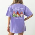 Gnome It's Fine I'm Fine Everything Is Fine Teacher Xmas Women's Comfort Colors T-Shirt Back Print Violet Gnome It's Fine I'm Fine Everything Is Fine Teacher Xmas Women's Comfort Colors T-Shirt Back Print Violet