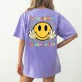 You All Gonna Learn Today Shirt Retro Groovy Teacher Life Women's Comfort Colors T-Shirt Back Print Violet You All Gonna Learn Today Shirt Retro Groovy Teacher Life Women's Comfort Colors T-Shirt Back Print Violet