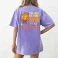 Halloween You Can't Scare Toddler Teacher For Men Women Women's Comfort Colors T-Shirt Back Print Violet Halloween You Can't Scare Toddler Teacher For Men Women Women's Comfort Colors T-Shirt Back Print Violet