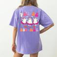 Halloween Dance Teacher Pas De Boo-Ree Ghost Ballet Dancer Women's Comfort Colors T-Shirt Back Print Violet Halloween Dance Teacher Pas De Boo-Ree Ghost Ballet Dancer Women's Comfort Colors T-Shirt Back Print Violet