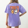 Halloween Medical Lab Science Microbiology Scientist Teacher Men Women Women's Comfort Colors T-Shirt Back Print Violet Halloween Medical Lab Science Microbiology Scientist Teacher Men Women Women's Comfort Colors T-Shirt Back Print Violet