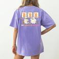 Halloween Science Teacher Boo Ghost The Element Of Surprise Women's Comfort Colors T-Shirt Back Print Violet Halloween Science Teacher Boo Ghost The Element Of Surprise Women's Comfort Colors T-Shirt Back Print Violet