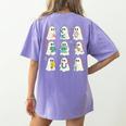 Halloween Science Teacher Student Ghost Laboratory Men Women Women's Comfort Colors T-Shirt Back Print Violet Halloween Science Teacher Student Ghost Laboratory Men Women Women's Comfort Colors T-Shirt Back Print Violet