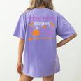 Halloween Teacher Or Student Hocus Pocus Everybody Focus For Men Women Kids Women's Comfort Colors T-Shirt Back Print Violet