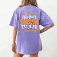 Halloween Teacher I Teach The Most Spooktacular Students Men Women Women's Comfort Colors T-Shirt Back Print Violet Halloween Teacher I Teach The Most Spooktacular Students Men Women Women's Comfort Colors T-Shirt Back Print Violet