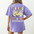 Halloween Teaching My Boos Cute Ghost Teacher Life Costume Women's Comfort Colors T-Shirt Back Print Violet Halloween Teaching My Boos Cute Ghost Teacher Life Costume Women's Comfort Colors T-Shirt Back Print Violet