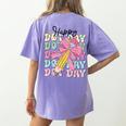 Happy Dot Day 2025 Coquette Bow Teachers Kids Boys Girls Women's Comfort Colors T-Shirt Back Print Violet Happy Dot Day 2025 Coquette Bow Teachers Kids Boys Girls Women's Comfort Colors T-Shirt Back Print Violet