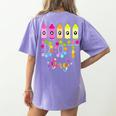 Happy Dot Day 2025 Teacher Kids Girls Colorful Polka Dot Day Women's Comfort Colors T-Shirt Back Print Violet Happy Dot Day 2025 Teacher Kids Girls Colorful Polka Dot Day Women's Comfort Colors T-Shirt Back Print Violet