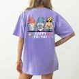 Happy Fri-Yay Teacher Fry Yay Friday Weekend Fri-Yay Women's Comfort Colors T-Shirt Back Print Violet Happy Fri-Yay Teacher Fry Yay Friday Weekend Fri-Yay Women's Comfort Colors T-Shirt Back Print Violet