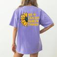 We Can Do Hard Things Kids Teacher Back To School Women's Comfort Colors T-Shirt Back Print Violet We Can Do Hard Things Kids Teacher Back To School Women's Comfort Colors T-Shirt Back Print Violet