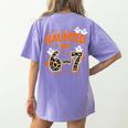 Haunted By 6-7 Halloween Math Teacher Joke Women's Comfort Colors T-Shirt Back Print Violet Haunted By 6-7 Halloween Math Teacher Joke Women's Comfort Colors T-Shirt Back Print Violet