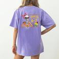 Haunted By 6-7 Teacher Halloween 67 Women's Comfort Colors T-Shirt Back Print Violet Haunted By 6-7 Teacher Halloween 67 Women's Comfort Colors T-Shirt Back Print Violet