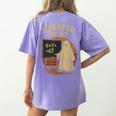 Haunted By 67 Ghost Math Joke Student Halloween Nerd Teacher Women's Comfort Colors T-Shirt Back Print Violet Haunted By 67 Ghost Math Joke Student Halloween Nerd Teacher Women's Comfort Colors T-Shirt Back Print Violet