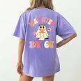 Haunted By 67 Meme Six Seven 6 7 Halloween Teachers Women's Comfort Colors T-Shirt Back Print Violet Haunted By 67 Meme Six Seven 6 7 Halloween Teachers Women's Comfort Colors T-Shirt Back Print Violet