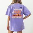 Haunted By Math 67 Meme Math Teacher Square Root 4489 Women's Comfort Colors T-Shirt Back Print Violet