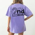 Hello On To 2nd Grade Teachers Boys And Team Secound Grade Women's Comfort Colors T-Shirt Back Print Violet Hello On To 2nd Grade Teachers Boys And Team Secound Grade Women's Comfort Colors T-Shirt Back Print Violet