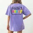 Hello Pre-K Team Preschool Teacher Kids Back To School Women's Comfort Colors T-Shirt Back Print Violet Hello Pre-K Team Preschool Teacher Kids Back To School Women's Comfort Colors T-Shirt Back Print Violet