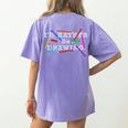 I'd Rather Be Drawing Artist Art Teacher Sketching Lover For Men Women Girls Kids Women's Comfort Colors T-Shirt Back Print Violet