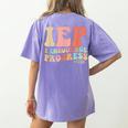 IEP I Encourage Progress Special Education Teacher Graphics Women's Comfort Colors T-Shirt Back Print Violet IEP I Encourage Progress Special Education Teacher Graphics Women's Comfort Colors T-Shirt Back Print Violet