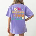 I’m Bilingual I Haha And Jaja Spanish Teacher Bilingual For Men Women Girls Kids Women's Comfort Colors T-Shirt Back Print Violet