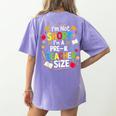 I'm Not Short I'm A Pre-K Teacher Size Back To School Women's Comfort Colors T-Shirt Back Print Violet I'm Not Short I'm A Pre-K Teacher Size Back To School Women's Comfort Colors T-Shirt Back Print Violet
