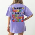 I'm Not Short I'm A Preschool Teacher Size Quote Women Women's Comfort Colors T-Shirt Back Print Violet I'm Not Short I'm A Preschool Teacher Size Quote Women Women's Comfort Colors T-Shirt Back Print Violet