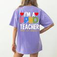 I'm A SPED Teacher Special Education Teacher Women's Comfort Colors T-Shirt Back Print Violet I'm A SPED Teacher Special Education Teacher Women's Comfort Colors T-Shirt Back Print Violet