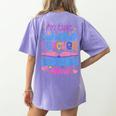 I'M That Substitute Teacher They Told Substitute Teacher Women's Comfort Colors T-Shirt Back Print Violet I'M That Substitute Teacher They Told Substitute Teacher Women's Comfort Colors T-Shirt Back Print Violet