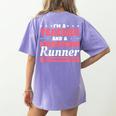 I'm A Teacher And A Marathon Runner Don't Underestimate Me Men Women Women's Comfort Colors T-Shirt Back Print Violet I'm A Teacher And A Marathon Runner Don't Underestimate Me Men Women Women's Comfort Colors T-Shirt Back Print Violet