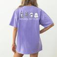 Inclusion Isn't Scary Slp Halloween Sped Teacher Ghost Mummy Women's Comfort Colors T-Shirt Back Print Violet Inclusion Isn't Scary Slp Halloween Sped Teacher Ghost Mummy Women's Comfort Colors T-Shirt Back Print Violet