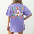Inclusion Isn't Scary SLP Halloween Sped Teacher Therapy Women's Comfort Colors T-Shirt Back Print Violet Inclusion Isn't Scary SLP Halloween Sped Teacher Therapy Women's Comfort Colors T-Shirt Back Print Violet