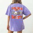 Inclusion Isn't Scary SLP Sped Teacher Halloween Women's Comfort Colors T-Shirt Back Print Violet