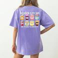 Inclusion Is My Jam And I'm Here To Spread It Sped Teacher Women's Comfort Colors T-Shirt Back Print Violet Inclusion Is My Jam And I'm Here To Spread It Sped Teacher Women's Comfort Colors T-Shirt Back Print Violet