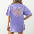 Inclusion Matters Special Education Teacher Autism Awareness Women's Comfort Colors T-Shirt Back Print Violet Inclusion Matters Special Education Teacher Autism Awareness Women's Comfort Colors T-Shirt Back Print Violet