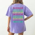 Their There And They'Re English Teacher Men Women Women's Comfort Colors T-Shirt Back Print Violet Their There And They'Re English Teacher Men Women Women's Comfort Colors T-Shirt Back Print Violet