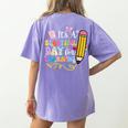It's Beautiful Day For Learning Teacher Students Girls Boys Women's Comfort Colors T-Shirt Back Print Violet It's Beautiful Day For Learning Teacher Students Girls Boys Women's Comfort Colors T-Shirt Back Print Violet