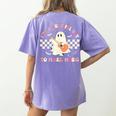 It's A Bootiful Day To Make Music Teacher Musician Halloween For Men Women Kids Women's Comfort Colors T-Shirt Back Print Violet It's A Bootiful Day To Make Music Teacher Musician Halloween For Men Women Kids Women's Comfort Colors T-Shirt Back Print Violet